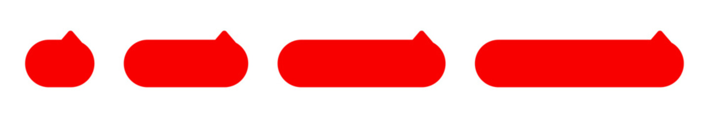 notification bubble vector. social media notification popup. suitable for for UI mockups, branding, and digital design projects.