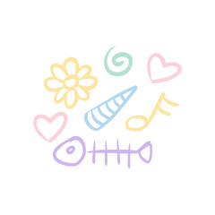 Obraz premium cute element pattern