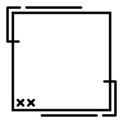 line square frame