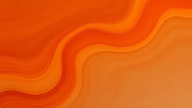 Abstract orange and yellow flowing pattern