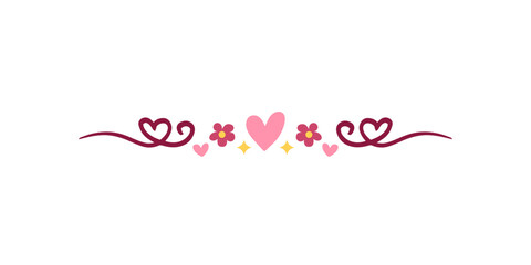 cute heart border