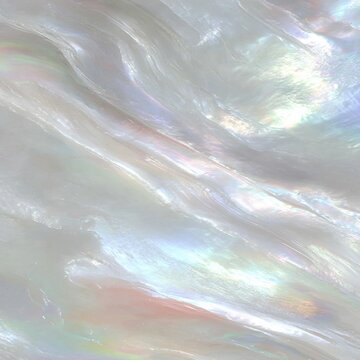 Mother-of-pearl texture with iridescent sheen
