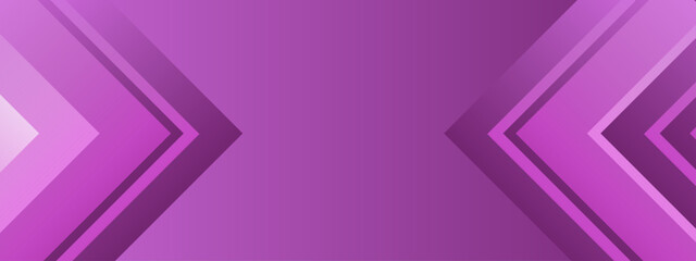 Elegant purple background with symmetrical chevron shapes pointing inward from both sides creating a centered frame effect