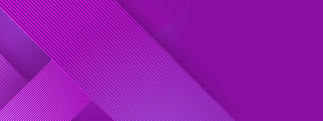 Obraz premium Vibrant magenta and purple background with bold diagonal striped patterns and layered shadows