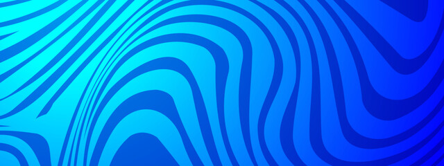Fototapeta premium Abstract background with fluid blue waves and cyan gradients creating a dynamic liquid motion effect