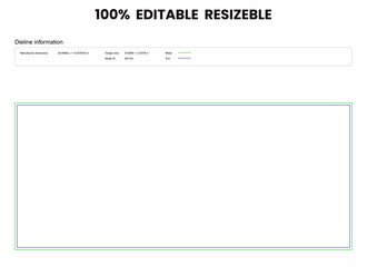 Fototapeta premium 500ml glass bottle dieline template box dieline die lines packaging custom dieline box cardboard box dieline pizza box dieline printable product packaging layout,