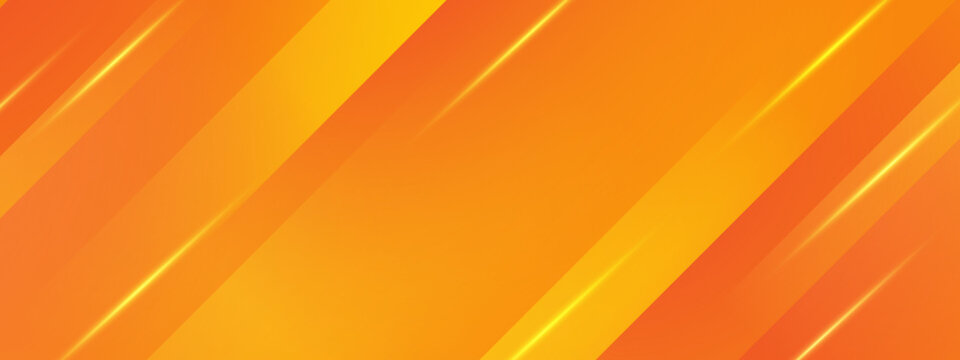Dynamic orange background with bright diagonal speed lines and glowing light effects