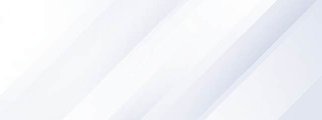 Obraz premium Minimalist white and light gray abstract background with subtle diagonal geometric layers