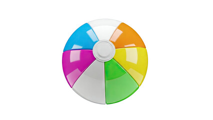 Obraz premium Multicolored Beach Ball