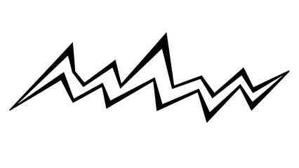 Simple black line art on white background