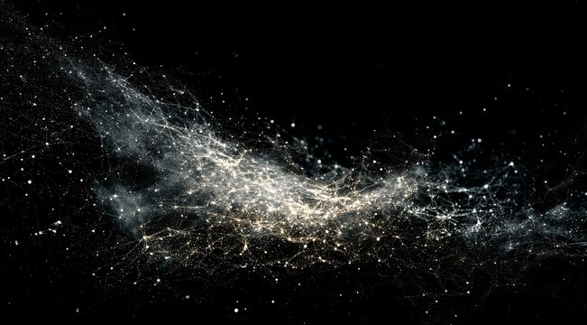 Celestial Symphony: A breathtaking view of the universe, a sea of celestial bodies and cosmic dust dancing in a grand symphony of the cosmos, under the cover of the vast infinite night.