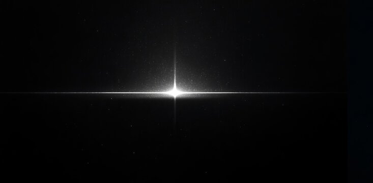 Radiant Beam in Darkness: A brilliant beam of light pierces through a sea of black, its radiant glow illuminating the unseen.