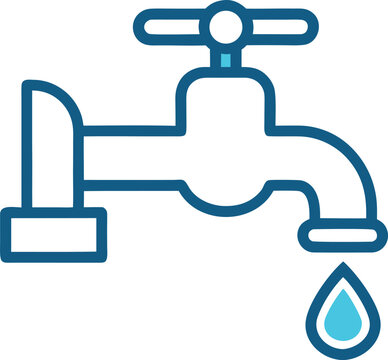 Water faucet dripping