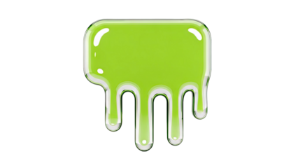 Green Slime Drip Icon