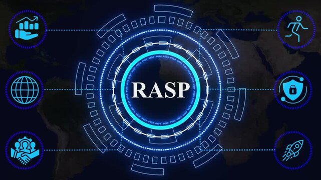 Futuristic Blue Digital HUD Interface Element with Book Lights Background technology