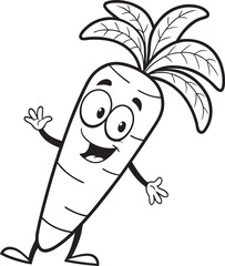 funny carrot cartoon