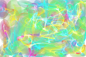 Neon Chaos Light Overlays – Vibrant Multicolor Scribble Ribbons and Glowing Abstract Strokes Filling the Frame for Energetic Party Background Designs

