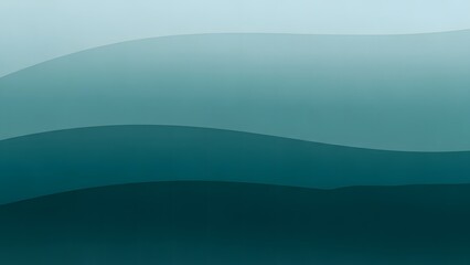 Waves of blue and green create a simple backdrop for a corporate setting during daytime