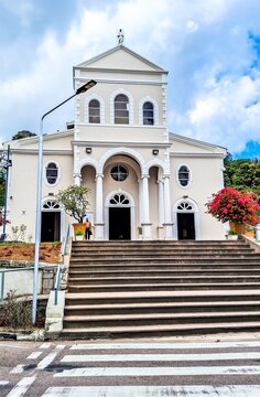 Immaculate Conception Cathedral or simply Cathedral of Victoria. Mahe, Seychelles.
