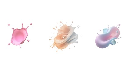 abstract liquid splash