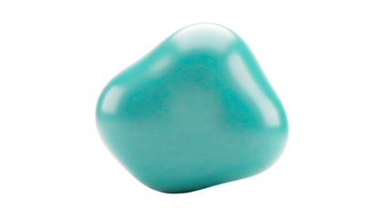 Smooth Teal Organic Shape