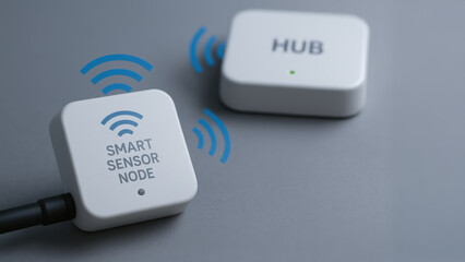 Next gen engineering solution with iot connectivity features smart sensor node and hub devices for efficient data transmission and control
