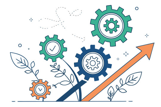 Strategic Decision Making Illustration  Clean Vect (2) Vector Icon Illustration