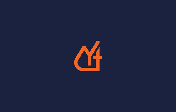 letter yt logo icon design template with vector inspiration logo simple design