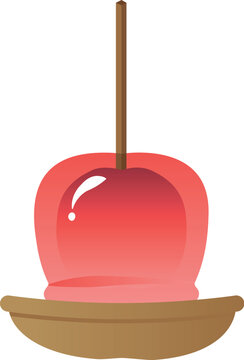 Illustration of a candy apple at a Japanese festival.
Food stall at a festival. Food at Tanghulu.