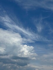 Beautiful clouds in the sky.