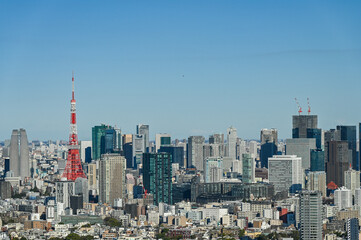 日本東京の都市風景