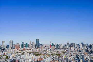 日本東京の都市風景