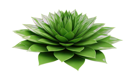 Green Succulent Plant Close-up
