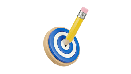 Pencil Hitting Target