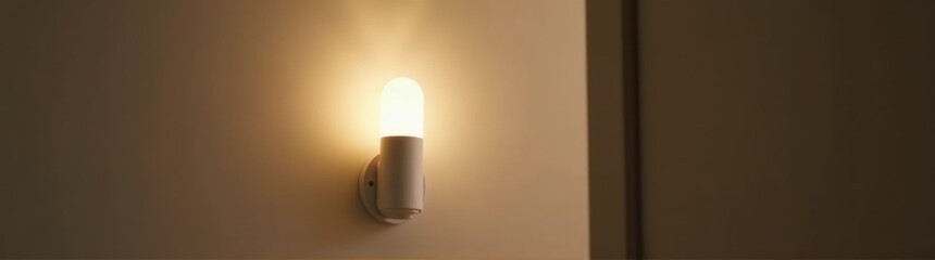 Light that is on the wall in the room motion detection