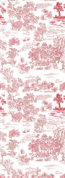 Delicate Vintage Floral Wallpaper Patterns in Soft Pastel Colors