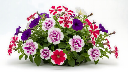 beautiful bouquet of pink flowers arranged elegantly isolated on white background representing love romance celebration wedding anniversary and soft floral decoration concept