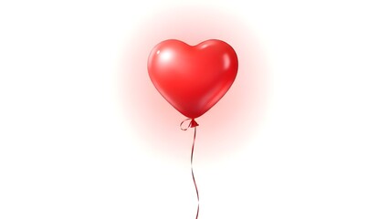 Valentine's day heart red balloon for lovers and friends celebration