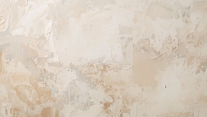 Abstract texture background featuring distressed plaster or aged wall surface with subtle beige and off white color variations creating depth and visual interest for design projects