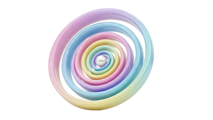 Pastel Swirl with Pearl