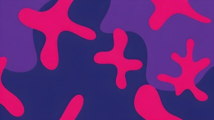 Obraz premium Seamless Abstract Pink and Blue Textile Vector Pattern