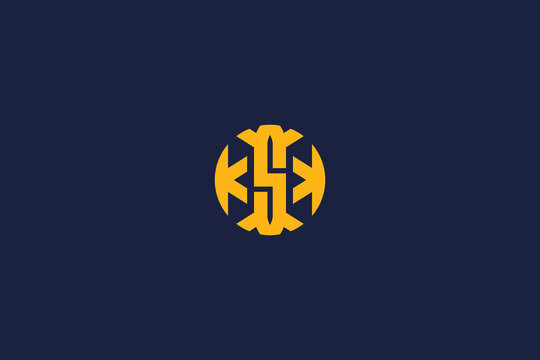 letter ksk logo icon design template with vector inspiration logo simple design
