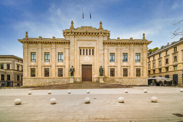 Obraz premium The Palace of Justice in Bergamo Lombardy Italy