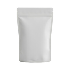Blank White Stand-Up Pouch Mockup