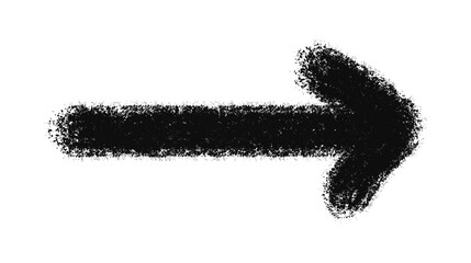 Pixelated straight arrow PNG, Retro digital marker arrow, 8-bit horizontal arrow isolated © Arslan