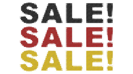 Pixelated SALE text PNG, Retro digital discount sign, 8-bit colorful sale lettering