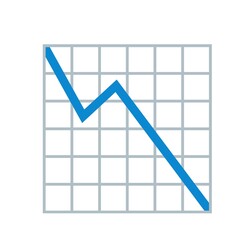 business graph with arrow