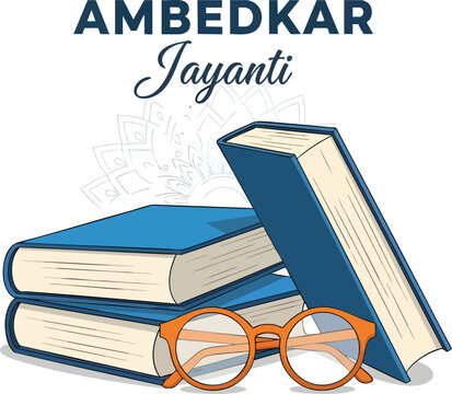 Ambedkar Jayanti Happy Bhim Jayanti Vector Template