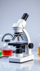 Microscope icon, scientific research symbol, laboratory equipment graphic,  graphic,  icon