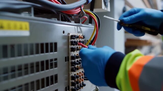 Industrial Electrical Panel Wiring: Secure & Precise Connections